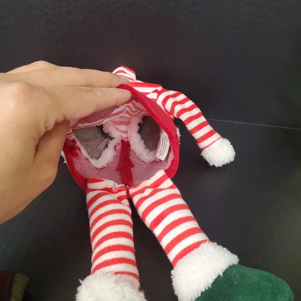 Christmas ELF Wine Bottle Topper Costume White Elephant Funny Gag Gift